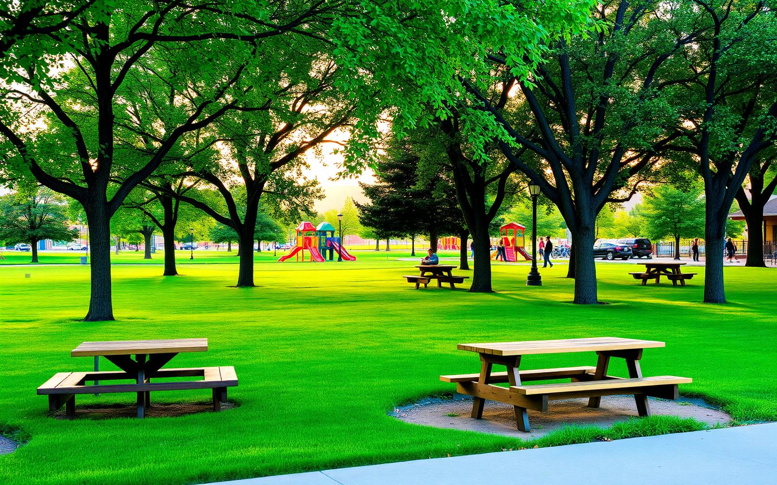Canyon view park near Nephi, Utah