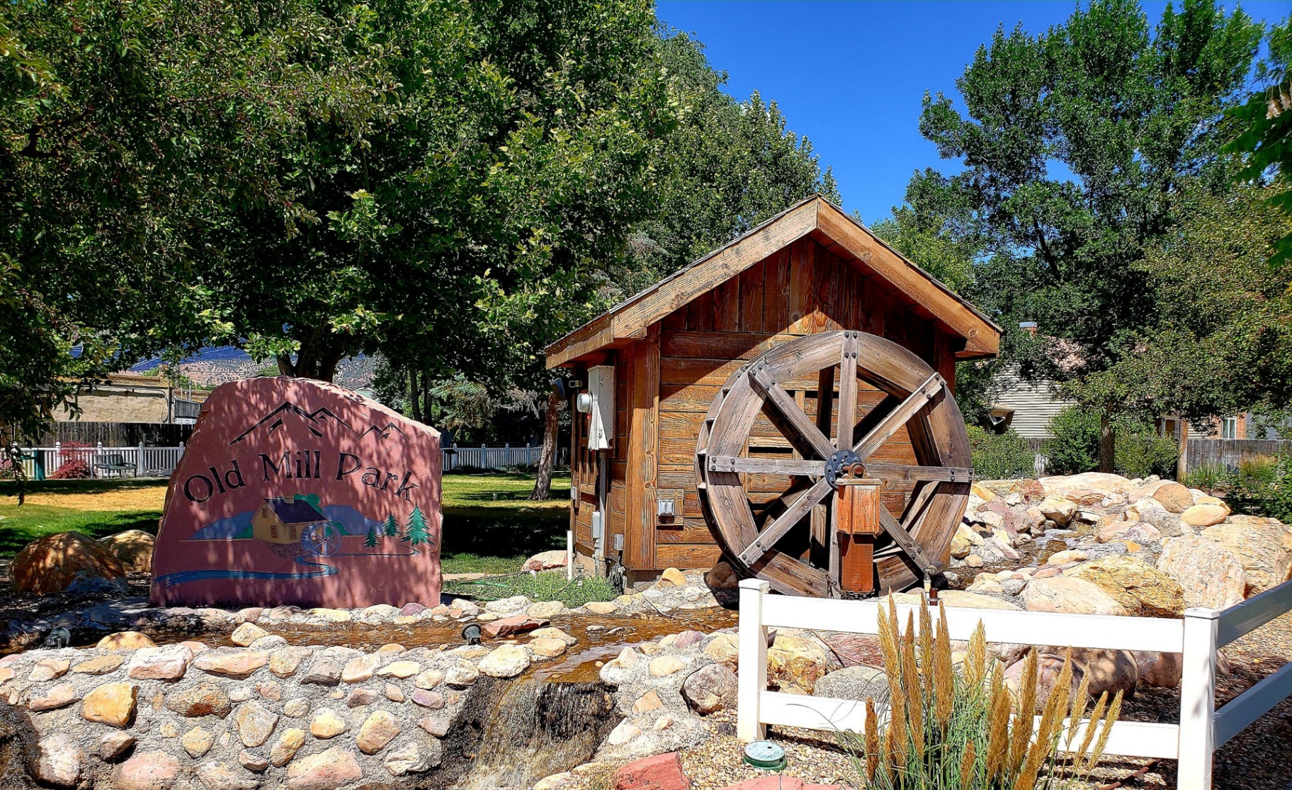 Park and playground area in Nephi, Utah