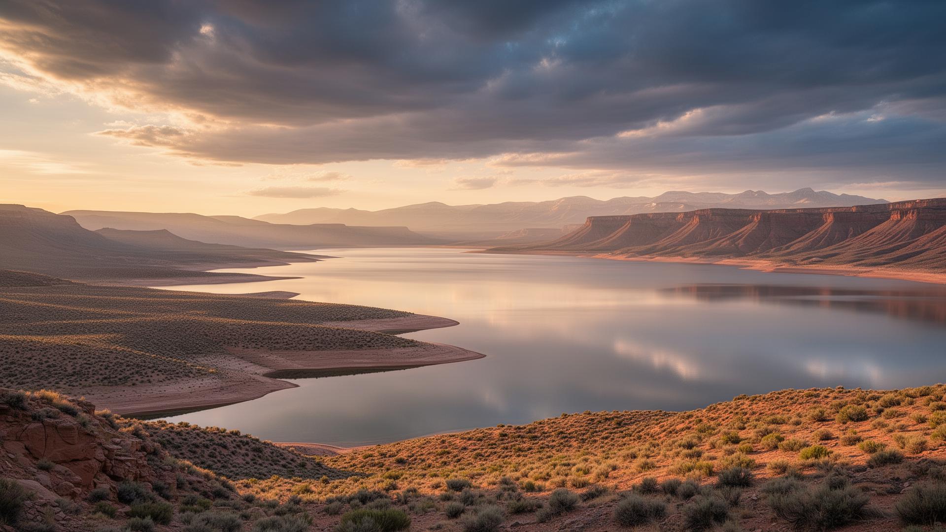 Yuba Lake, Utah — Wide Open Water 30 Minutes from Nephi